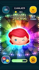 画像ギャラリー No.006のサムネイル画像 / 「LINE：ディズニー ツムツム」に，ペアツム“アリエル＆フランダー”が登場