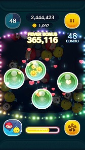 画像ギャラリー No.008のサムネイル画像 / 「LINE：ディズニー ツムツム」に，ペアツム“アリエル＆フランダー”が登場