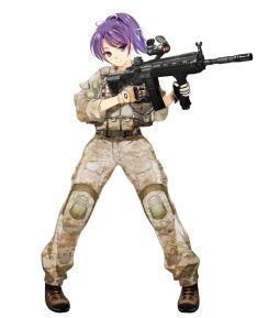 画像ギャラリー No.003のサムネイル画像 / 「感染×少女」が「東京マルイ」とコラボ。サバゲー好きな新キャラが登場