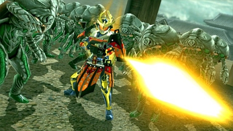 画像ギャラリー No.006のサムネイル画像 / 「仮面ライダー バトライド・ウォーII」,火縄大橙DJ銃やカチドキ旗を使う「カチドキアームズ」などの情報が明らかに