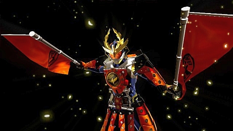 画像ギャラリー No.008のサムネイル画像 / 「仮面ライダー バトライド・ウォーII」,火縄大橙DJ銃やカチドキ旗を使う「カチドキアームズ」などの情報が明らかに