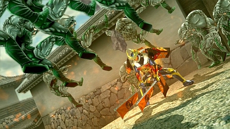 画像ギャラリー No.009のサムネイル画像 / 「仮面ライダー バトライド・ウォーII」,火縄大橙DJ銃やカチドキ旗を使う「カチドキアームズ」などの情報が明らかに