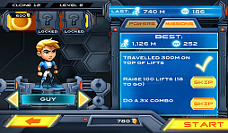 画像ギャラリー No.003のサムネイル画像 / 主役は床? スマートフォン向けランニングゲーム「Gravity Guy 2」を紹介する「(ほぼ)日刊スマホゲーム通信」第475回