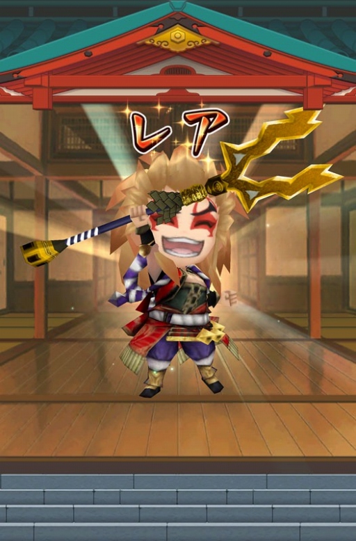 画像ギャラリー No.002のサムネイル画像 / 「戦国無双シュート」,「無双武将がちゃ」に阿国&藤堂高虎が新登場
