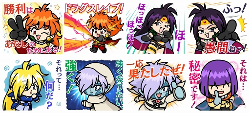 画像ギャラリー No.001のサムネイル画像 / 「LINE レンジャー」,リナ=インバースらが登場する「スレイヤーズ」コラボがスタート