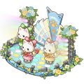 画像ギャラリー No.007のサムネイル画像 / 「楽園生活 ひつじ村」,期間限定クエスト“おともトレーナー検定開催?!”を配信中