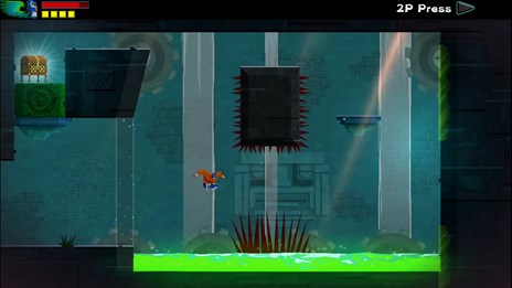 画像ギャラリー No.012のサムネイル画像 / 「覆面闘士」海外で人気の横スクロールアクションが日本語版となって3月27日より配信。プロレス技を駆使して敵を倒し,さらわれた大統領の娘を助け出そう
