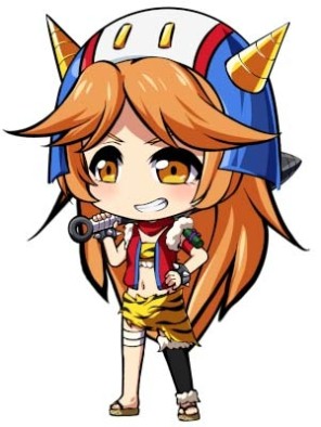 画像ギャラリー No.002のサムネイル画像 / 「ロボットガールズZ ONLINE」,限定募集に【節分】グロちゃんと【節分】一角鬼が登場