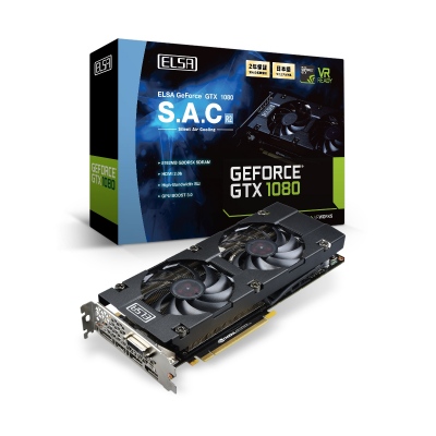画像ギャラリー No.001のサムネイル画像 / ELSA，S.A.CシリーズのGTX 1070 Tiカードを発売。GTX 1080のS.A.Cモデルは補助電源の仕様変更で「R2」に