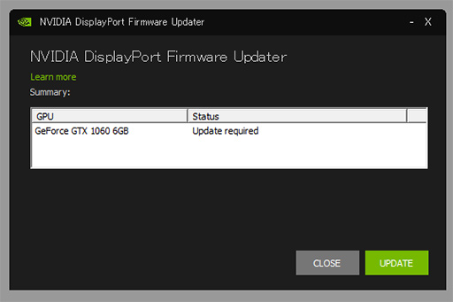 画像ギャラリー No.005のサムネイル画像 / NVIDIA，DisplayPort 1.4＆1.3接続時に画面が表示されなかったりする問題へ対策するファームウェアを公開