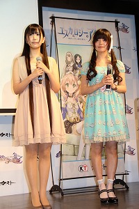 画像ギャラリー No.012のサムネイル画像 / 「シャリーのアトリエ」とアニメ「エスカ&ロジーのアトリエ」の完成発表会が開催。小岩井ことりさん,上坂すみれさん,村川梨衣さんが登壇した会場の模様をレポート