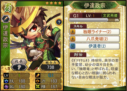 画像ギャラリー No.002のサムネイル画像 / 「三国ベースボール」,流浪の名将イベントに「上杉謙信」が出現中