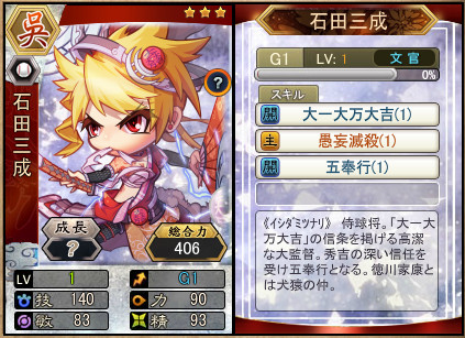 画像ギャラリー No.001のサムネイル画像 / 「三国ベースボール」,流浪の名将イベントに「石田三成」が登場