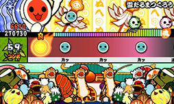 画像ギャラリー No.004のサムネイル画像 / 「太鼓の達人 どんとかつの時空大冒険」,楽曲「雪だるまつくろう」が無料配信中