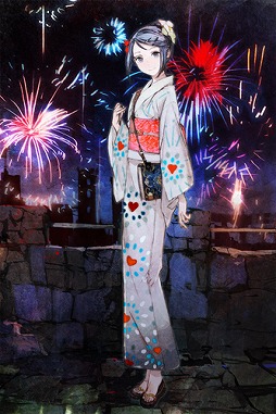 画像ギャラリー No.008のサムネイル画像 / 「チェインクロニクルV」，浴衣キャラが多数登場する「フーコの夏祭り」が開催