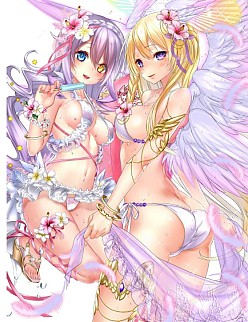 画像ギャラリー No.002のサムネイル画像 / 「神装!!ヴァルキリーカード」,限定水着コスチュームガチャを実施。30日まで