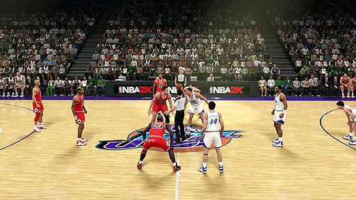 画像ギャラリー No.018のサムネイル画像 / 2K Sportsの「NBA 2K15」を体験プレイ。実写さながらのクオリティで表現された選手達のアクションと,NBAを知らなくても楽しめる育成モードなどに注目