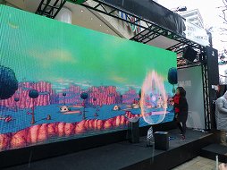 画像ギャラリー No.005のサムネイル画像 / 「ドラゴンボール ゼノバース」発売記念イベント「撃とうぜ!かめはめ波!武道会」が開催。渋谷の街でかめはめ波をぶっ放そう