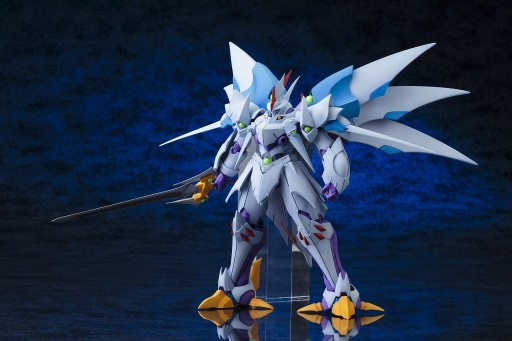 画像ギャラリー No.001のサムネイル画像 / 「スパロボ OG」シリーズより,精霊憑依状態の“サイバスター”がプラモデルに