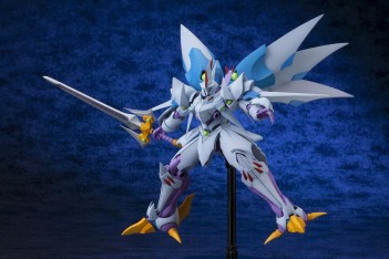 画像ギャラリー No.007のサムネイル画像 / 「スパロボ OG」シリーズより,精霊憑依状態の“サイバスター”がプラモデルに