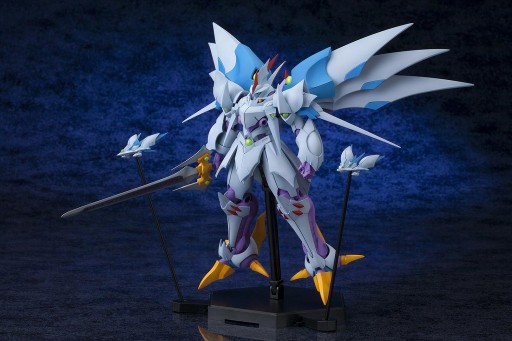 画像ギャラリー No.014のサムネイル画像 / 「スパロボ OG」シリーズより,精霊憑依状態の“サイバスター”がプラモデルに