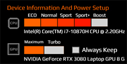 画像ギャラリー No.052のサムネイル画像 / GIGABYTEのハイエンドゲームノートPC「AORUS 17G」を試す。RTX 3080&300Hz液晶搭載にメカニカルキーボード採用と見どころは多い