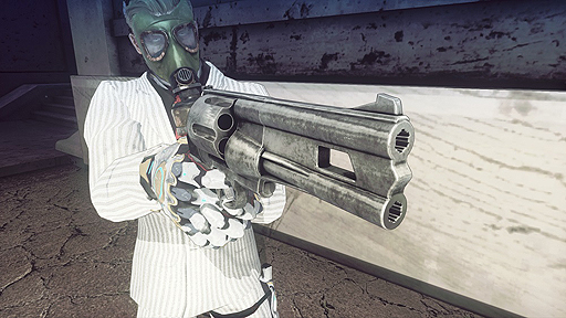 画像ギャラリー No.003のサムネイル画像 / 「LET IT DIE」で「killer7」コラボがスタート。ゲーム内で「魔銃(DEMON GUN)」の設計図が購入可能に