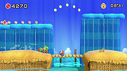 画像ギャラリー No.011のサムネイル画像 / 毛糸を集めて仲間を救うWii U「ヨッシー ウールワールド」は，“ヨッシーゲーム”初の2人同時プレイに対応