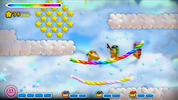 画像ギャラリー No.002のサムネイル画像 / Wii U向けソフト「タッチ!カービィ スーパーレインボー」が2015年1月22日に発売決定。虹色のロープを描いてカービィをゴールまで導こう