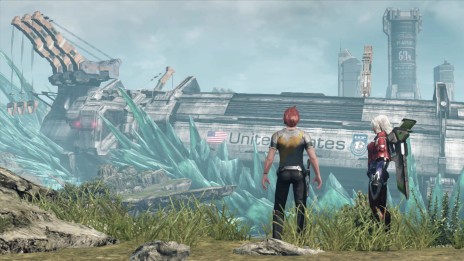 画像ギャラリー No.005のサムネイル画像 / 「XenobladeX」の最新スクリーンショットが公開。惑星ミラの美しい風景をバックに繰り広げられるバトルシーンは必見