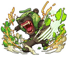 画像ギャラリー No.009のサムネイル画像 / 「封印勇者！マイン島と空の迷宮」“メロン熊”とのコラボイベント。10日から