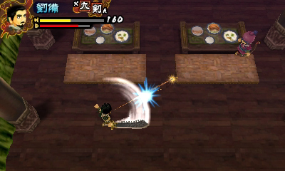 画像ギャラリー No.009のサムネイル画像 / 3DS「サンゴクストーリーズ天」，ゲームシステムの一部が公開。武器の使い分けや装備選び，キャラの多彩なアクションがキモとなる模様