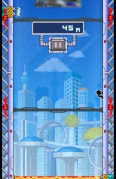 画像ギャラリー No.008のサムネイル画像 / 連続ジャンプでジャンパーズハイに!? スマートフォン向けジャンプクライミングゲーム「壁蹴りサスケ」を紹介する「（ほぼ）日刊スマホゲーム通信」第627回