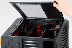 画像ギャラリー No.046のサムネイル画像 / 【PR】低負荷時にファン回転の止まるGTX 980カード「STRIX-GTX980-DC2OC-4GD5」を使って,超絶静かな小型ゲームPCを自作してみた
