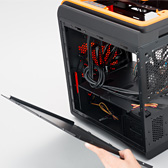 画像ギャラリー No.050のサムネイル画像 / 【PR】低負荷時にファン回転の止まるGTX 980カード「STRIX-GTX980-DC2OC-4GD5」を使って,超絶静かな小型ゲームPCを自作してみた