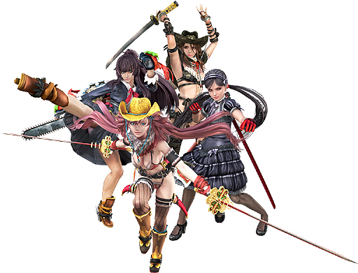 画像ギャラリー No.003のサムネイル画像 / シリーズ初のフルHDとなった「お姉チャンバラZ2 〜カオス〜」がPS4で10月30日発売。新システムを備えてよりハイスピード＆グロテスクに