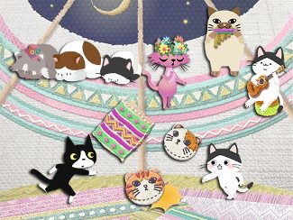 画像ギャラリー No.005のサムネイル画像 / 「にゃんパズル」,「フェリシモ猫部」「ねこのきもち」とのコラボを実施