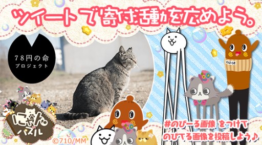 画像ギャラリー No.003のサムネイル画像 / 「にゃんパズル」が「にゃんこ大戦争」や，ゆるキャラ「ねば〜る君」とコラボ