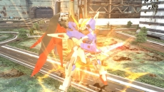 画像ギャラリー No.027のサムネイル画像 / 「ガンダムブレイカー2」,サーベルやアックスなど近距離戦で威力を発揮する武器の特徴が公開。新たな参戦ガンプラ情報は,ガンダムEz8とローゼン・ズール