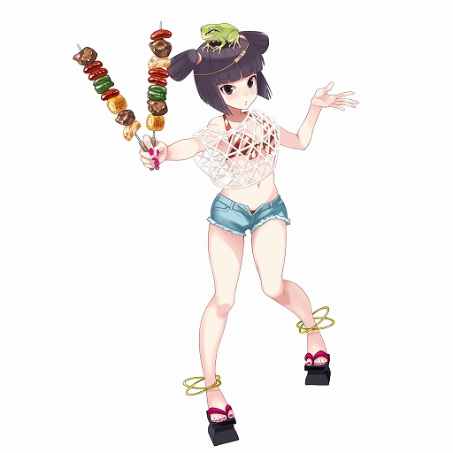 画像ギャラリー No.004のサムネイル画像 / 「妖怪百姫たん!」,新イベント妖怪百姫譚「無人島で野営生活を」が開催