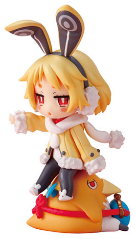 画像ギャラリー No.001のサムネイル画像 / 「魔界戦記ディスガイア5」,初回限定版に同梱されるフィギュア「にいてんごウサリア&黄色いプリニー」の彩色済み原型写真が公開