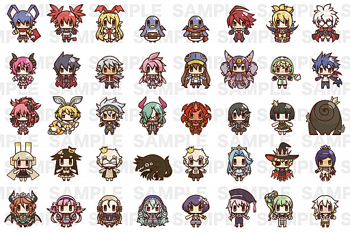 画像ギャラリー No.001のサムネイル画像 / 日本一ソフトウェア，6タイトルのミニキャラたちのLINEクリエイターズ絵文字が配信スタート