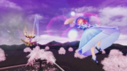画像ギャラリー No.005のサムネイル画像 / 「東方スカイアリーナ」,追加キャラクター「西行寺幽々子」が配信開始