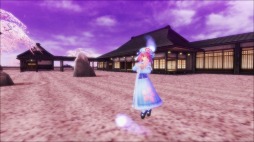 画像ギャラリー No.006のサムネイル画像 / 「東方スカイアリーナ」,追加キャラクター「西行寺幽々子」が配信開始