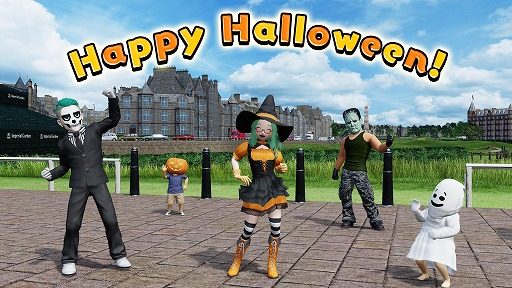 画像ギャラリー No.008のサムネイル画像 / 「New みんなのGOLF」，ハロウィンコスチュームが期間限定で配信