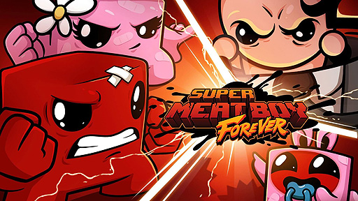 画像ギャラリー No.002のサムネイル画像 / 人気ACT続編「Super Meat Boy Forever」がリリース。7200ものレベルが動的に組み合わさり，プレイするたびに新たな挑戦が待ち受ける
