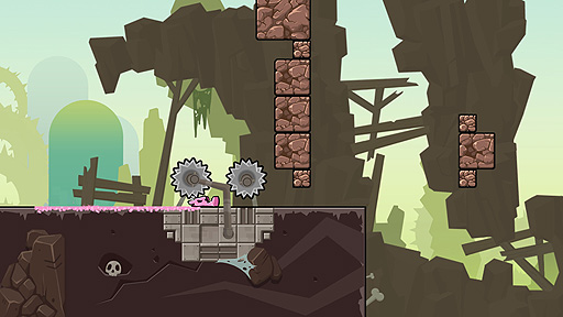 画像ギャラリー No.004のサムネイル画像 / 人気ACT続編「Super Meat Boy Forever」がリリース。7200ものレベルが動的に組み合わさり，プレイするたびに新たな挑戦が待ち受ける