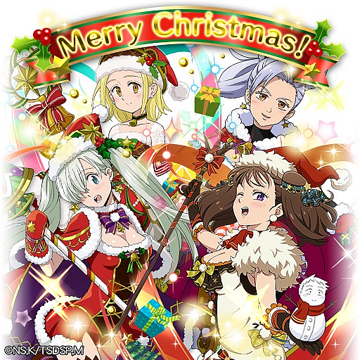画像ギャラリー No.006のサムネイル画像 / 「七つの大罪 ポケットの中の騎士団」，クリスマスイベント＆キャンペーンが開催。サンタ衣装のキャラが登場