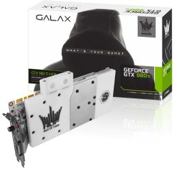 画像ギャラリー No.002のサムネイル画像 / GALAX,液冷仕様の白いGTX 980 Tiカードを予約受付開始。10枚限定