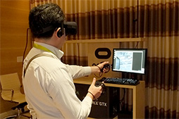 画像ギャラリー No.012のサムネイル画像 / ［CES 2016］「VR Ready」ロゴプログラムを開始したNVIDIAのブースに行って，最新のVRコンテンツを「Rift」と「Vive Pre」で体験してきた